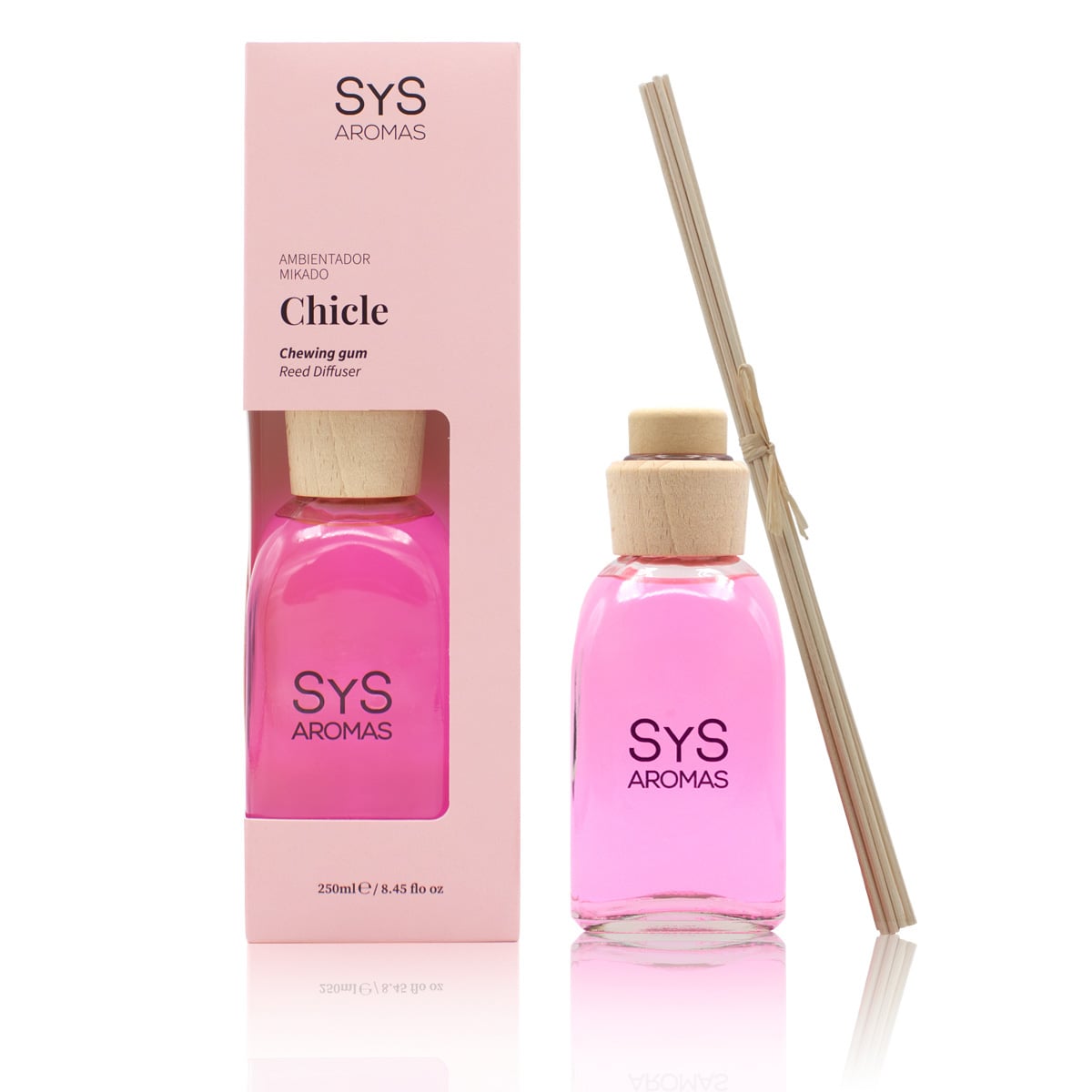 Ambientador Mikado Chicle 250ml Origins SYS Aromas con aroma dulce y afrutado
