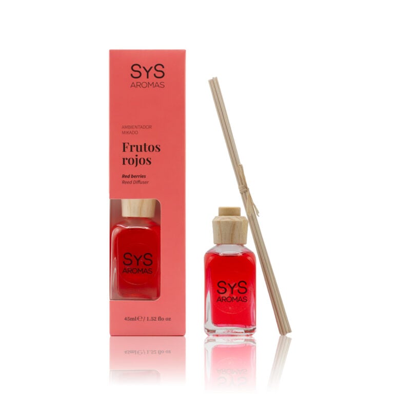 Ambientador Mikado Frutos Rojos 45ml Origins SYS Aromas con fragancia afrutada y dulce