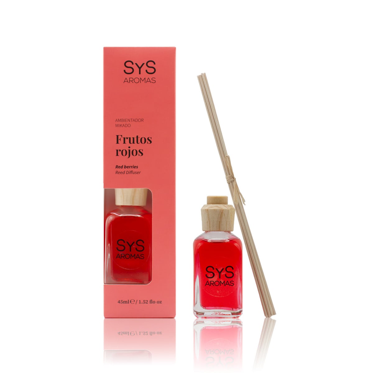 Ambientador Mikado Frutos Rojos 45ml Origins SYS Aromas con fragancia afrutada y dulce