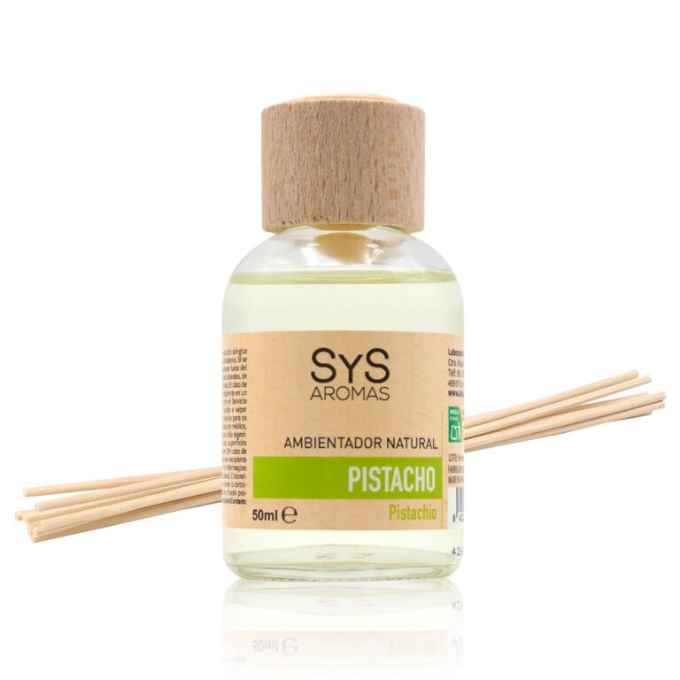 Ambientador Mikado Pistacho 50ml SYS Aromas varillas hogar aroma dulce y gourmand