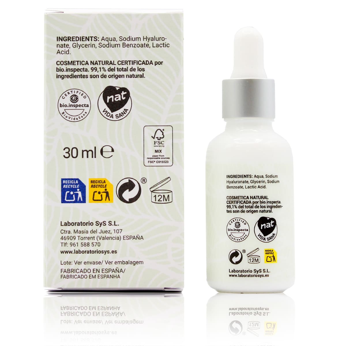 Comprar Serum Facial Acido Hialuronico Liquido Natural 30ml Labnatur Bio
