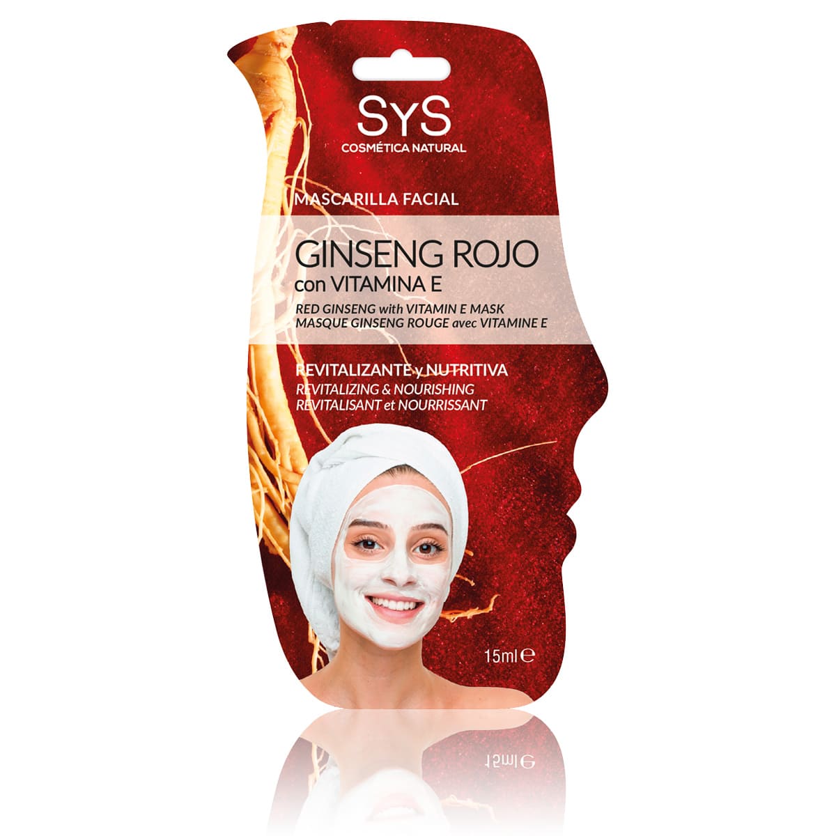 Comprar Mascarilla Facial Ginseng Rojo 15ml SYS