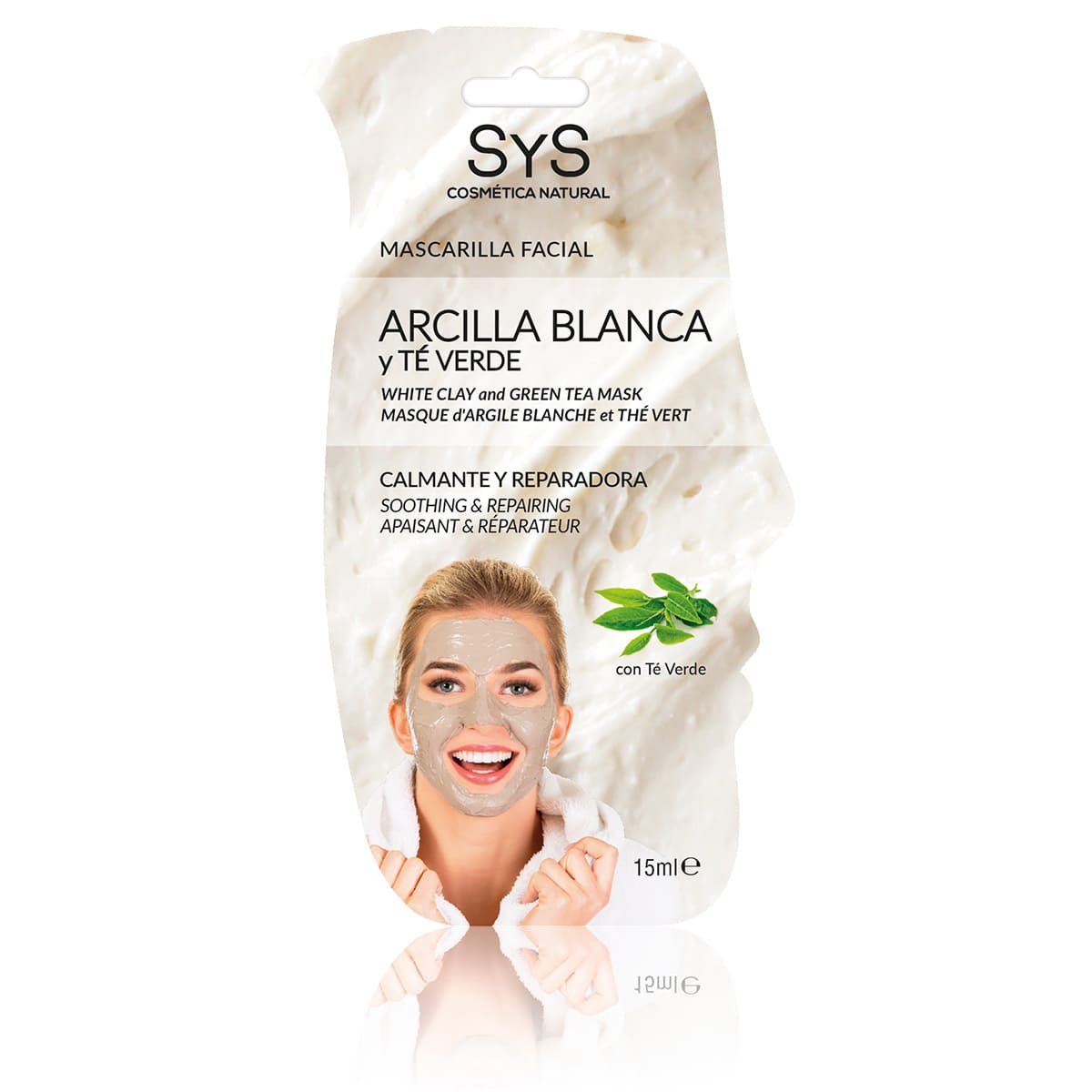 Comprar Mascarilla Facial Arcilla Blanca y Te Verde 15ml SYS