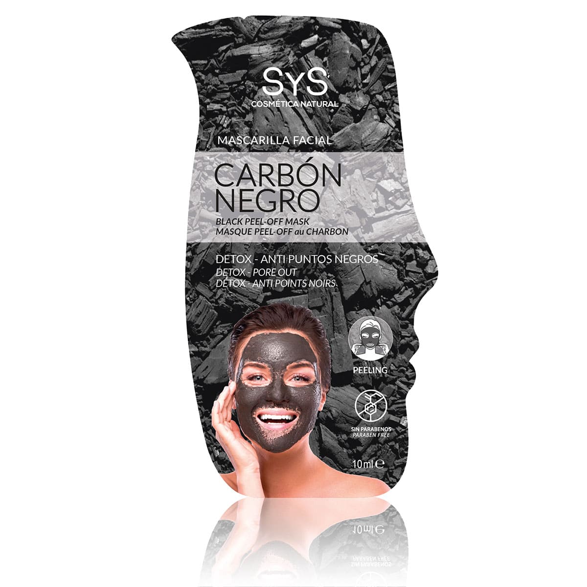 Comprar Mascarilla Facial Peeling Carbon Negro 10ml SYS