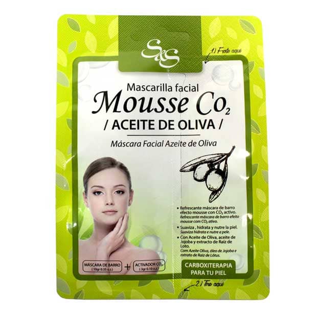 Comprar Mascarilla Facial Mousse Co2 Aceite de Oliva 13g SYS
