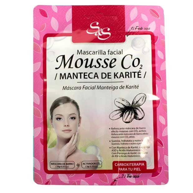 Comprar Mascarilla Facial Mousse Co2 Manteca de Karite 13g SYS