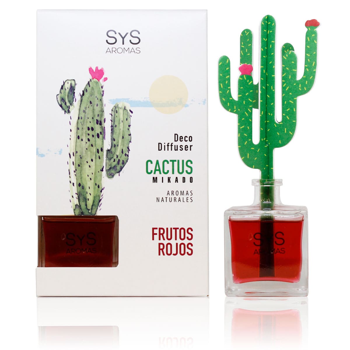 Comprar Ambientador Difusor cactus Frutos Rojos 90ml SYS Aromas
