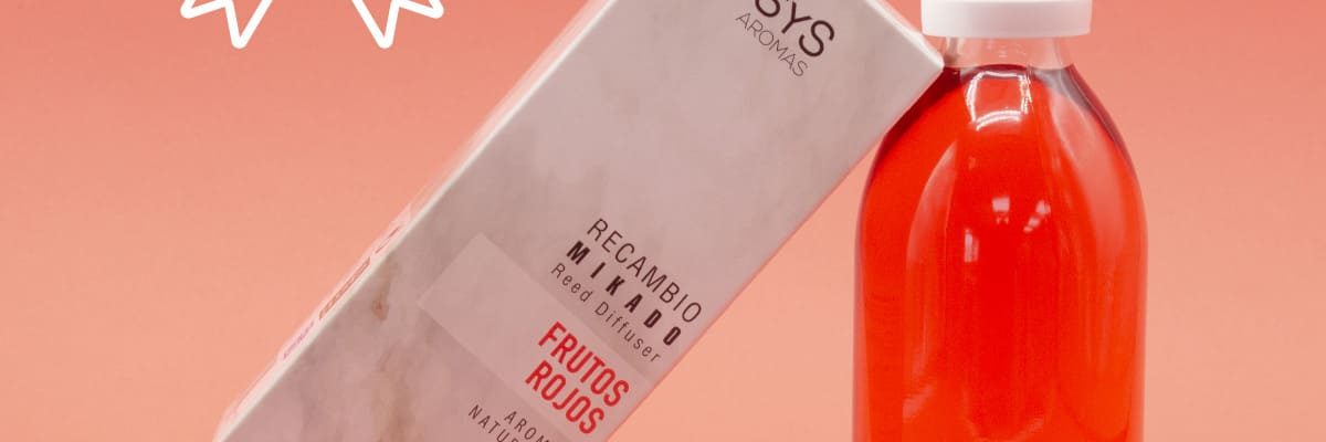 Comprar Recambio Hogar Mikado SyS Frutos Rojos 200ml + Palos, SYS Aromas