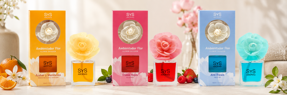 Ambientador decorativo flor perfumada